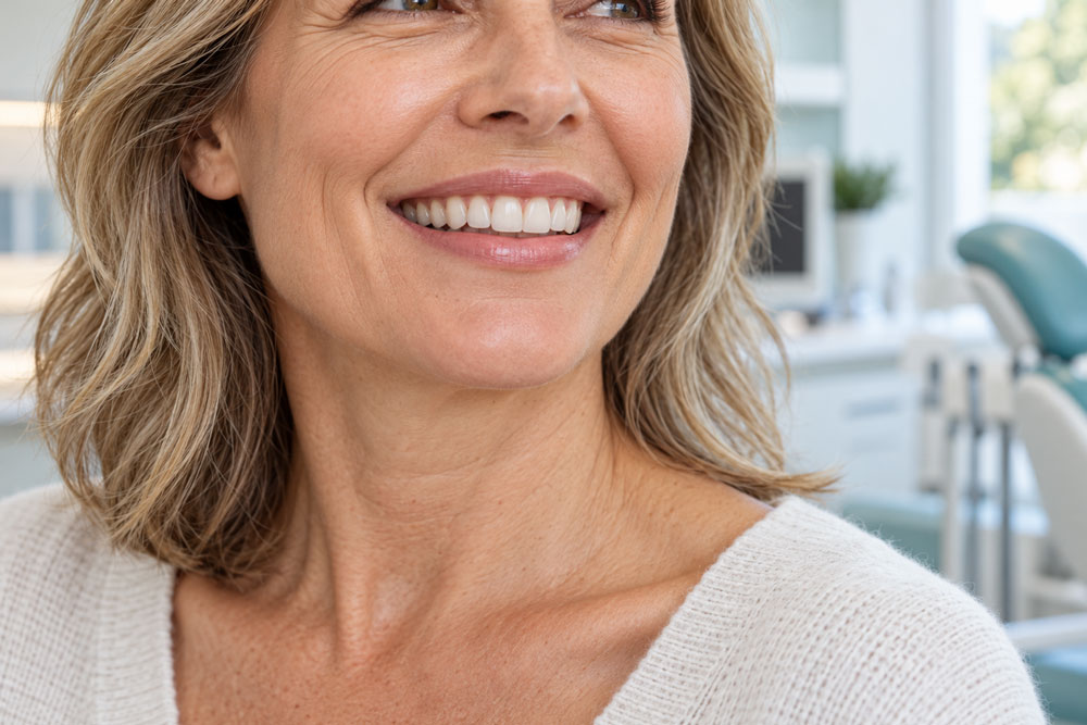 Radiant Natural Smile In A Modern Clinic